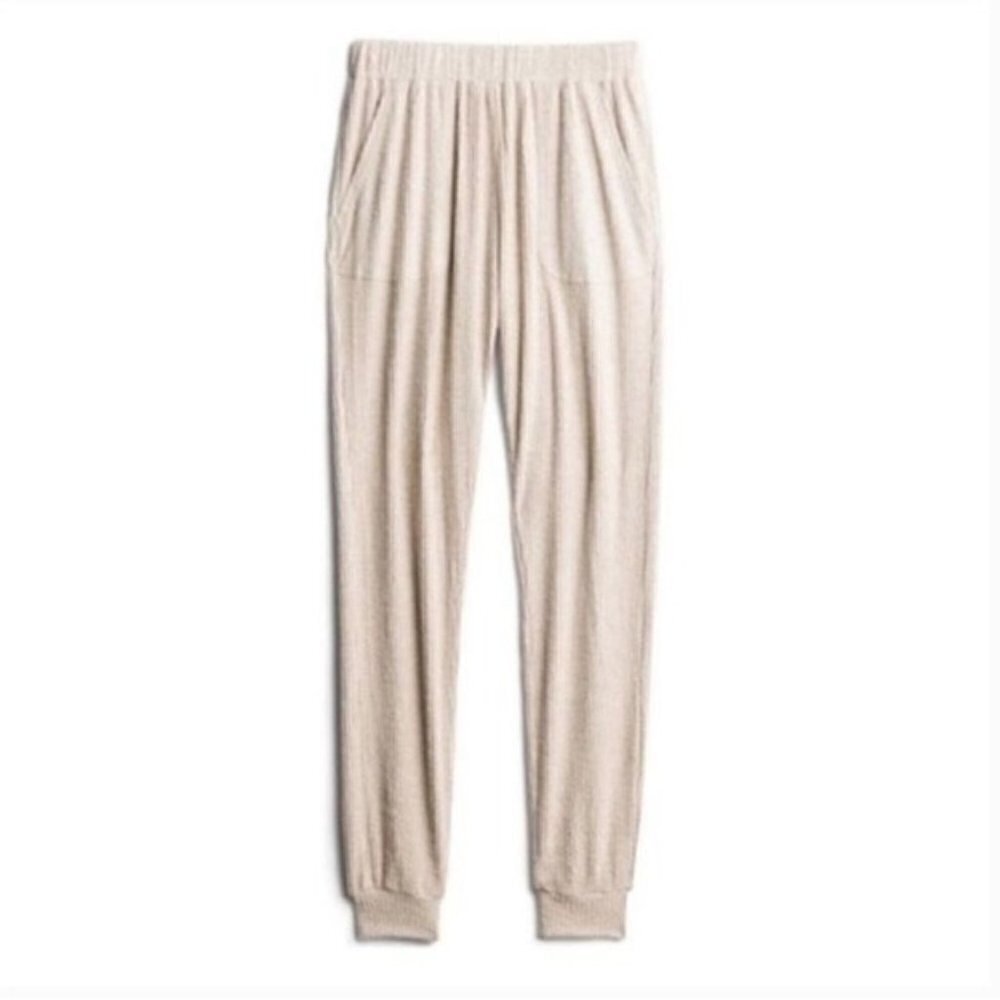 ALL Fenix grey ribbed high rise lounge joggers size small